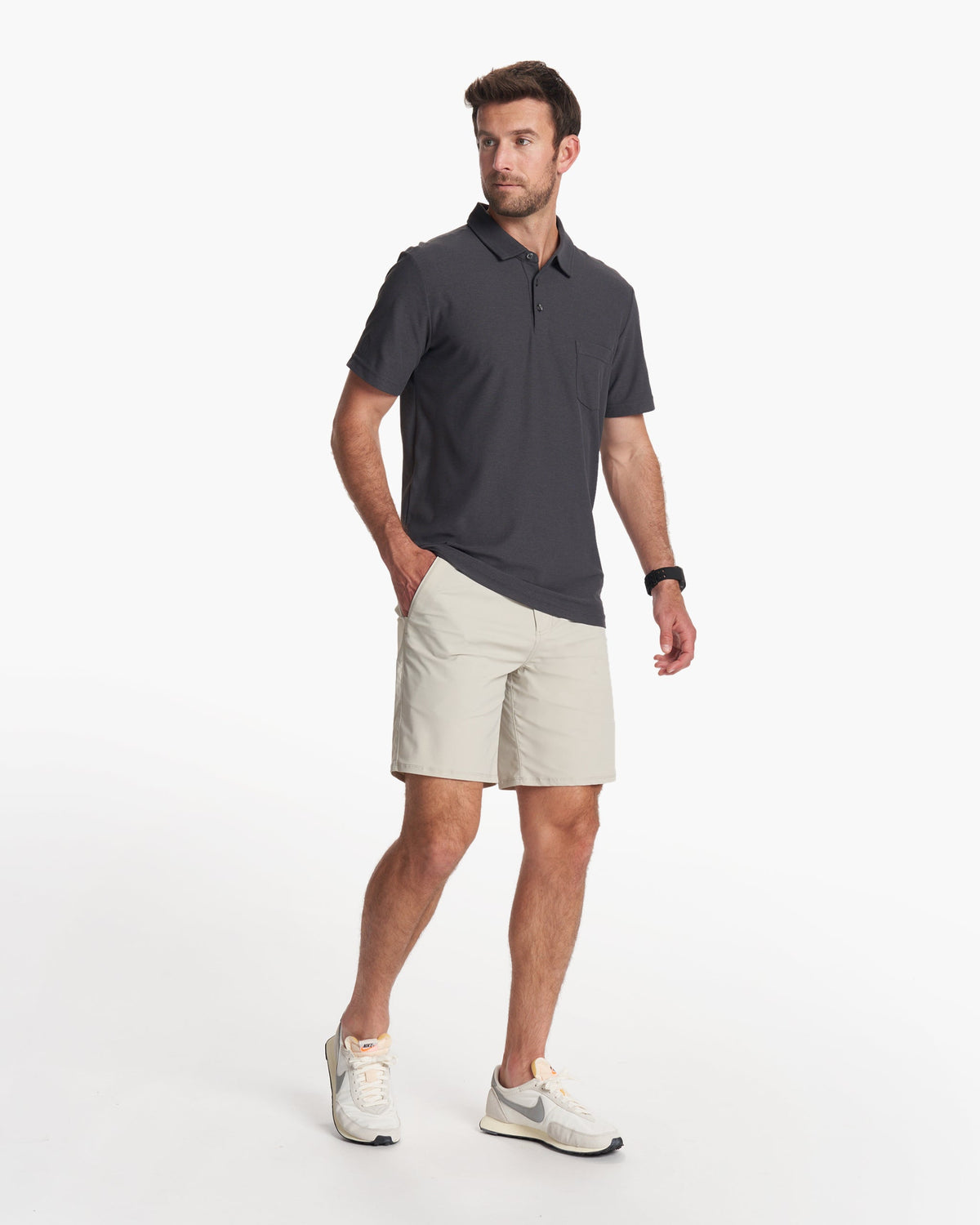Men Vuori Meta Short Men's Birch White Chino Shorts