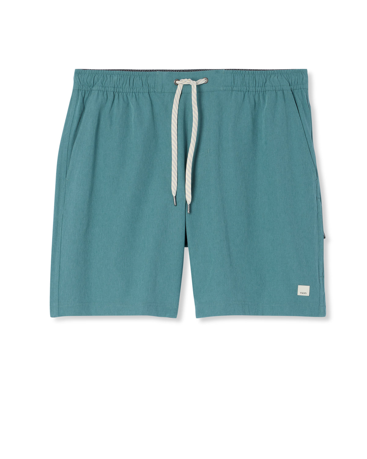 Men Vuori Banks Session Short Unlined 7" Bluegrass Linen Texture