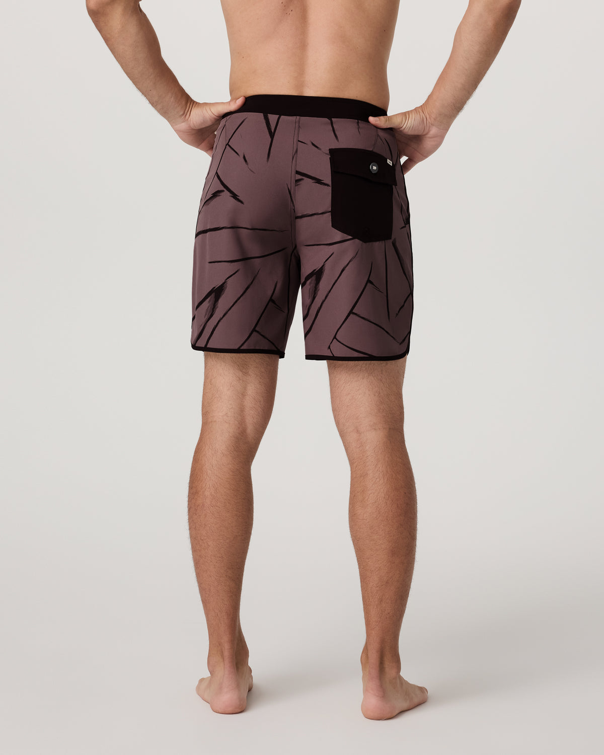 Men Vuori Cruise Boardshort Men's Dusty Plum Thatch Boardshorts