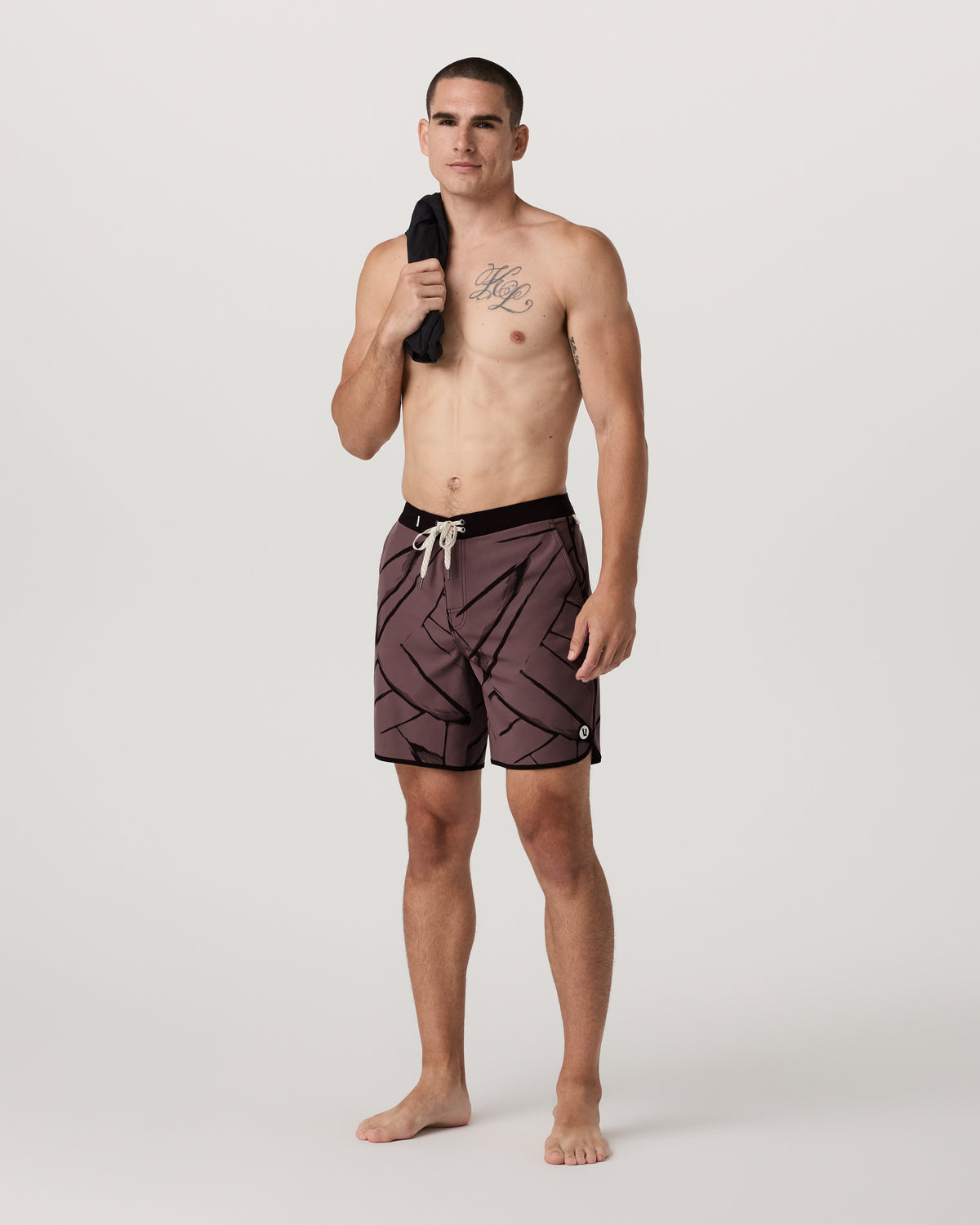 Men Vuori Cruise Boardshort Men's Dusty Plum Thatch Boardshorts