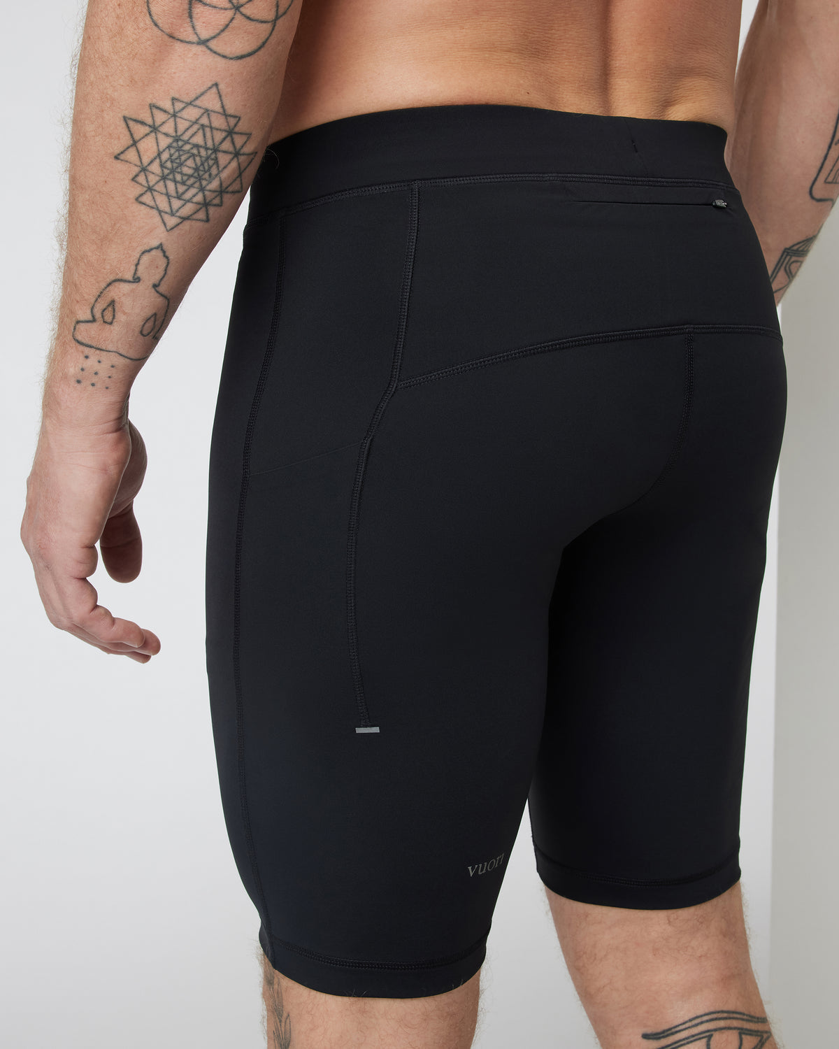 Men Vuori PR Short Men's Black Compression Shorts