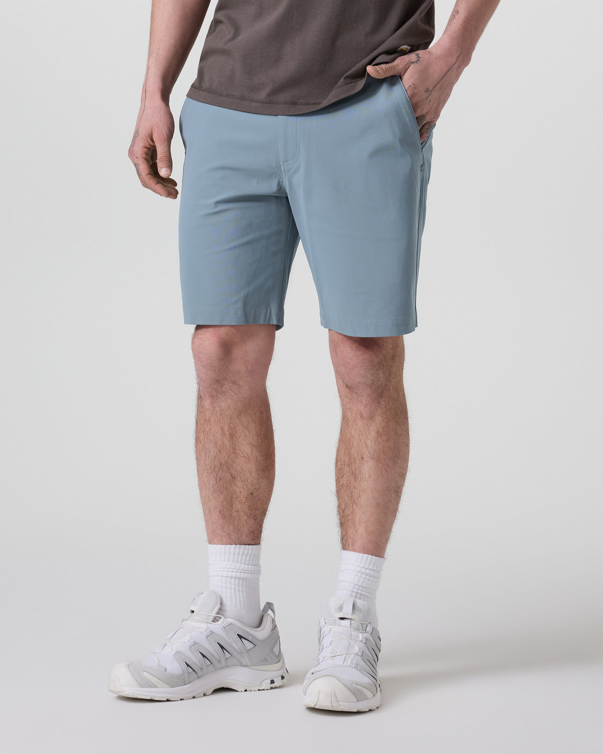 Men Vuori Meta Short 8" Dusty Blue Chino Shorts