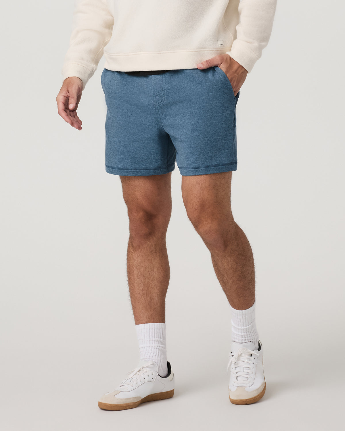 Men Vuori Coronado Short 5" Men's Pool Blue Heather Lounge Shorts