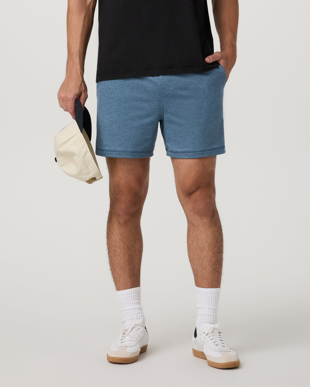 Men Vuori Coronado Short 5" Men's Pool Blue Heather Lounge Shorts