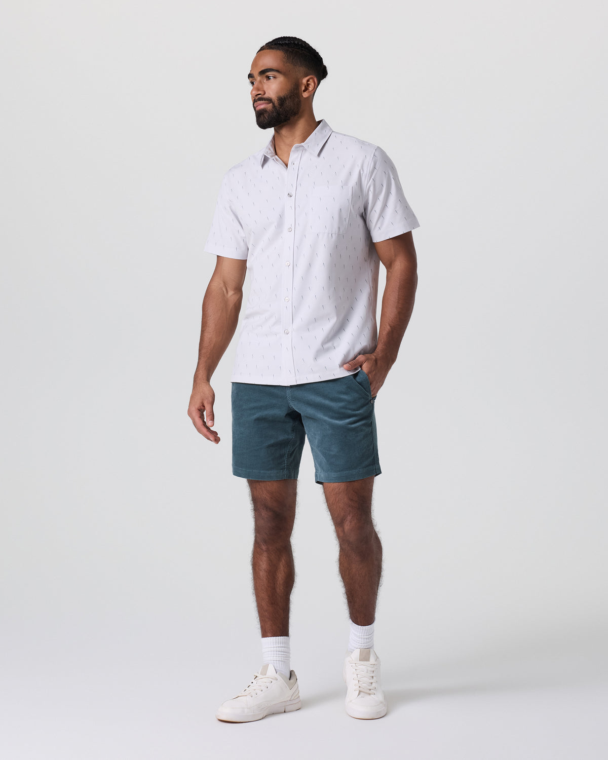 Men Vuori Optimist Short Men's Light Deep Sea Corduroy Shorts