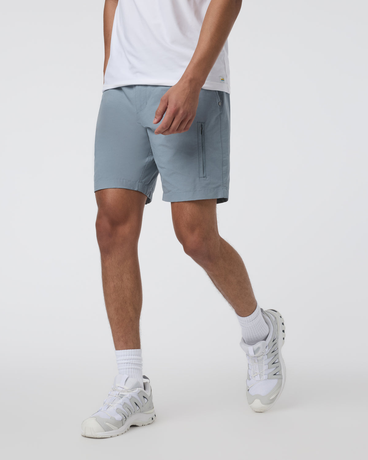 Men Vuori Barren Explorer Short Classic Fit 8" Dusty Blue
