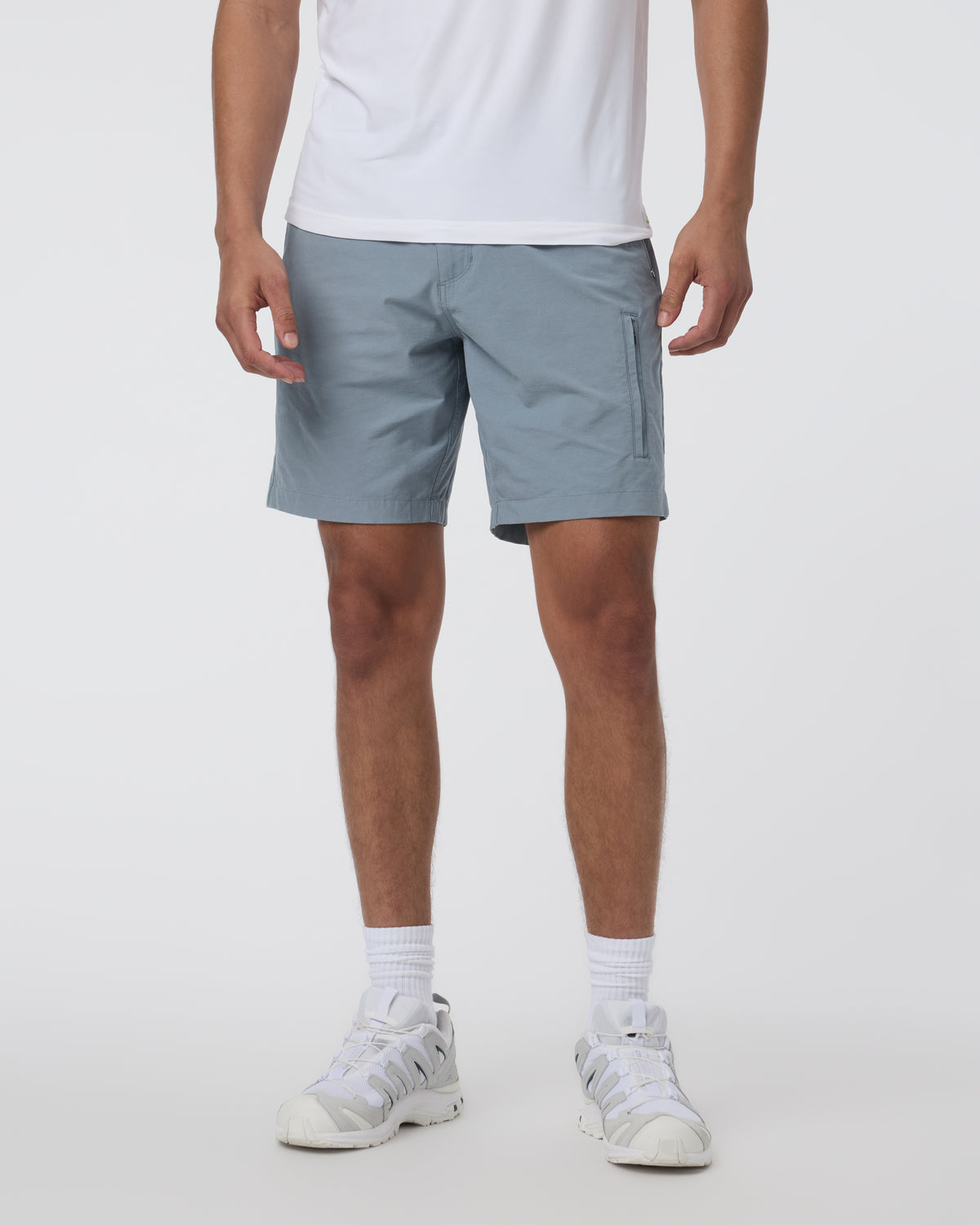 Men Vuori Barren Explorer Short Classic Fit 8" Dusty Blue