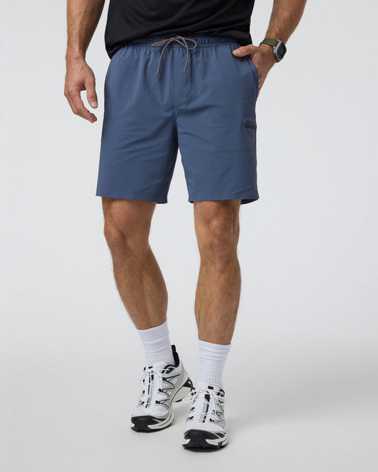 Men Vuori Grafton Short Unlined Classic Fit 7" Pacific