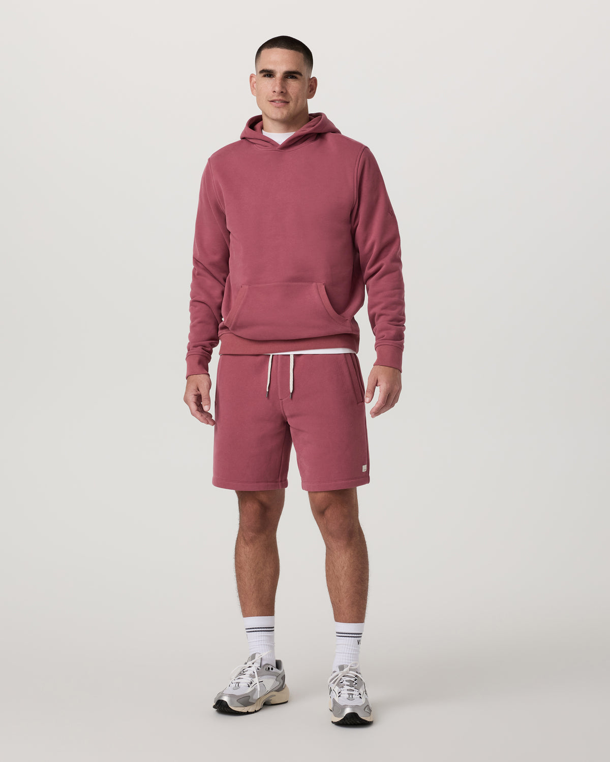 Men Vuori Seaside Short 8" Relaxed Men's Berry Lounge Shorts