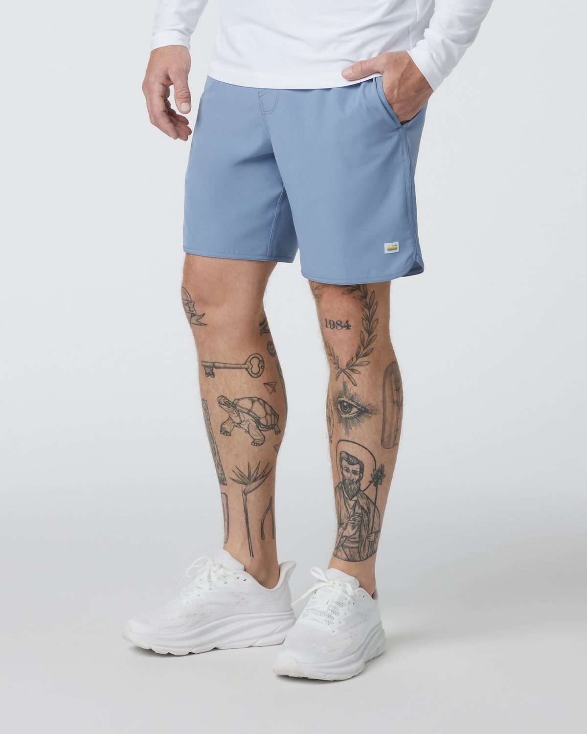 Men Vuori Banks Short Men's Chambray Athletic Shorts
