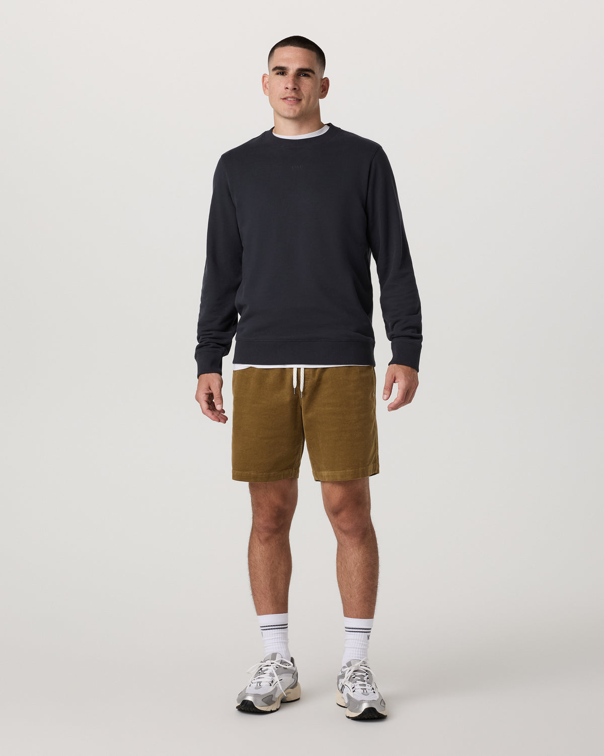 Men Vuori Optimist Elastic Waist Short 8" Men's Rum Relaxed Shorts