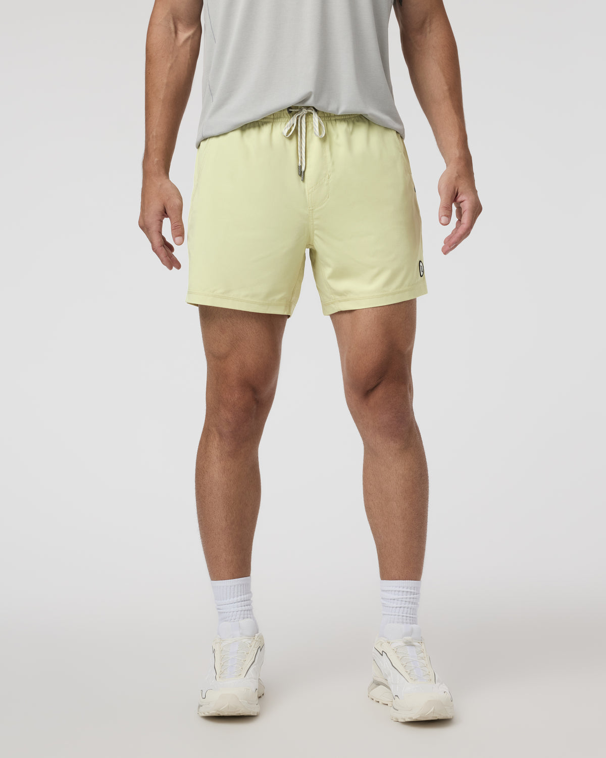 Men Vuori Kore Short 5" Pale Citron Athletic Shorts