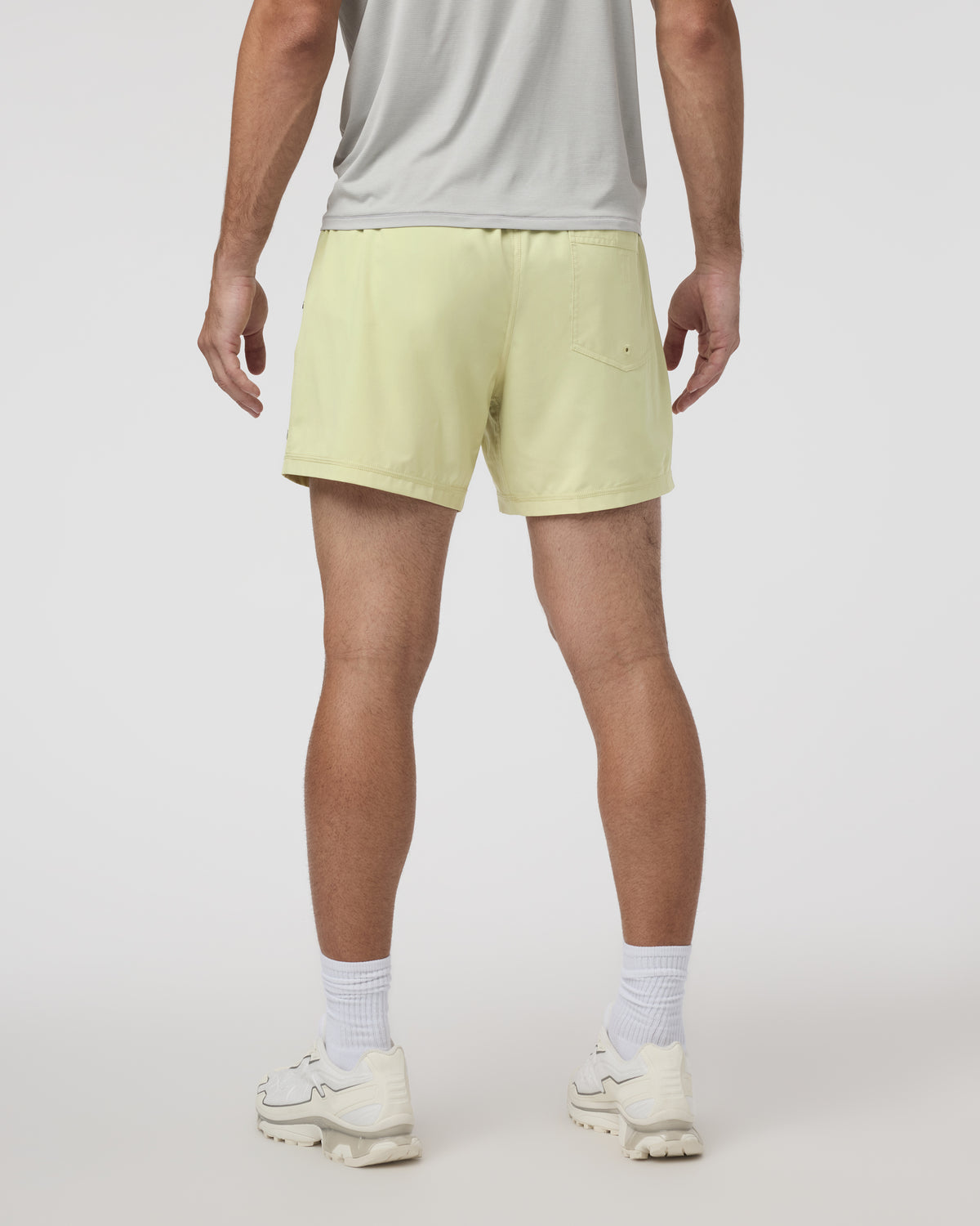 Men Vuori Kore Short 5" Pale Citron Athletic Shorts