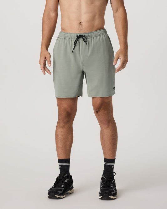 Men Vuori Elevate Kore Short Lined 7" Men's Agave Shorts