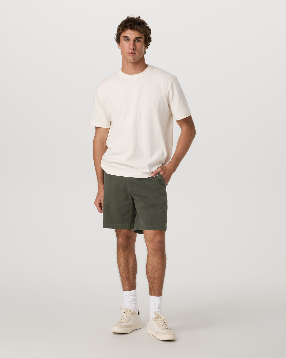 Men Vuori Fletcher Chino Short 8" Men's Dark Oregano Shorts