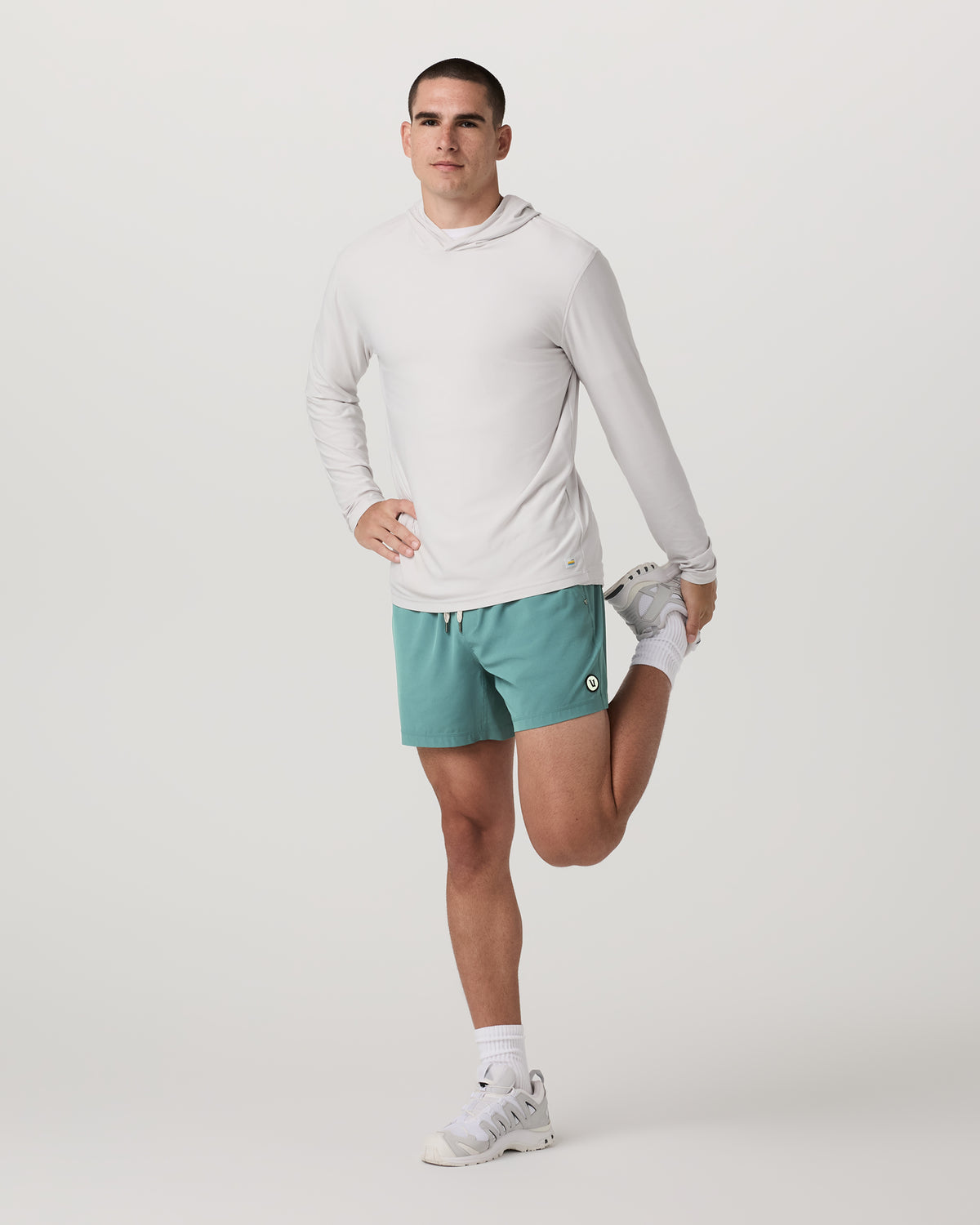 Men Vuori Kore Short Unlined 5" Men's Bluegrass Athletic Fit Shorts