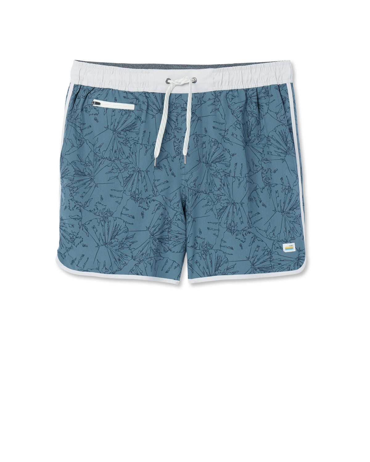 Men Vuori Banks Short 5" Deep Sea Lily Active Shorts