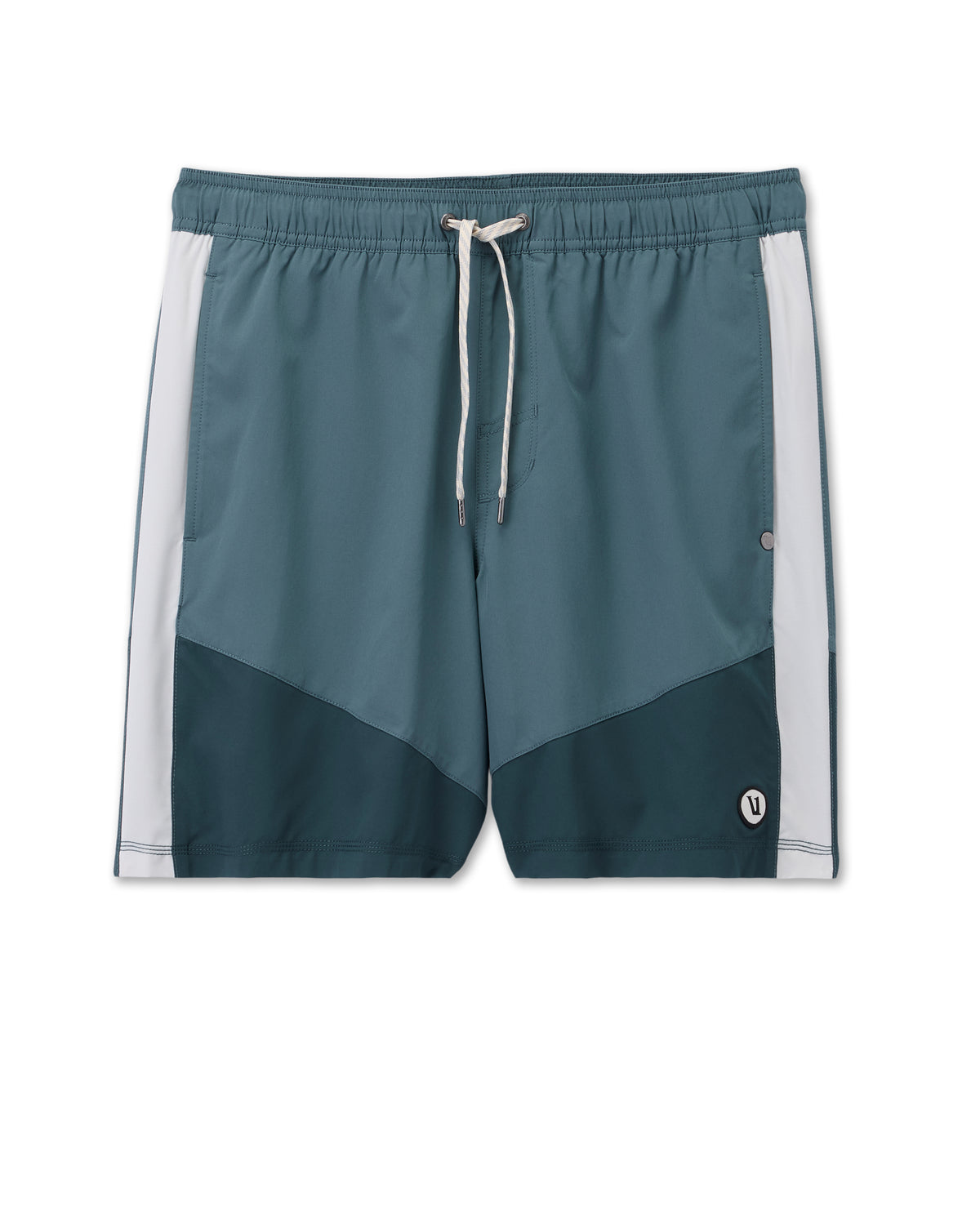 Men Vuori Kore Short X1 Lined Classic Fit 7" Light Deep Sea/Deep Sea/Salt