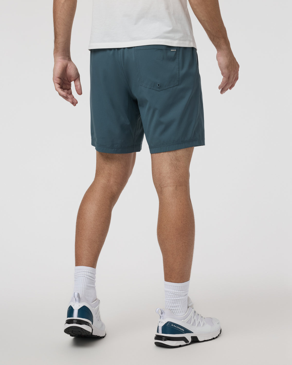 Men Vuori Kore Short Unlined 7" Light Deep Sea Athletic Shorts