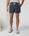 Navy Linen Texture