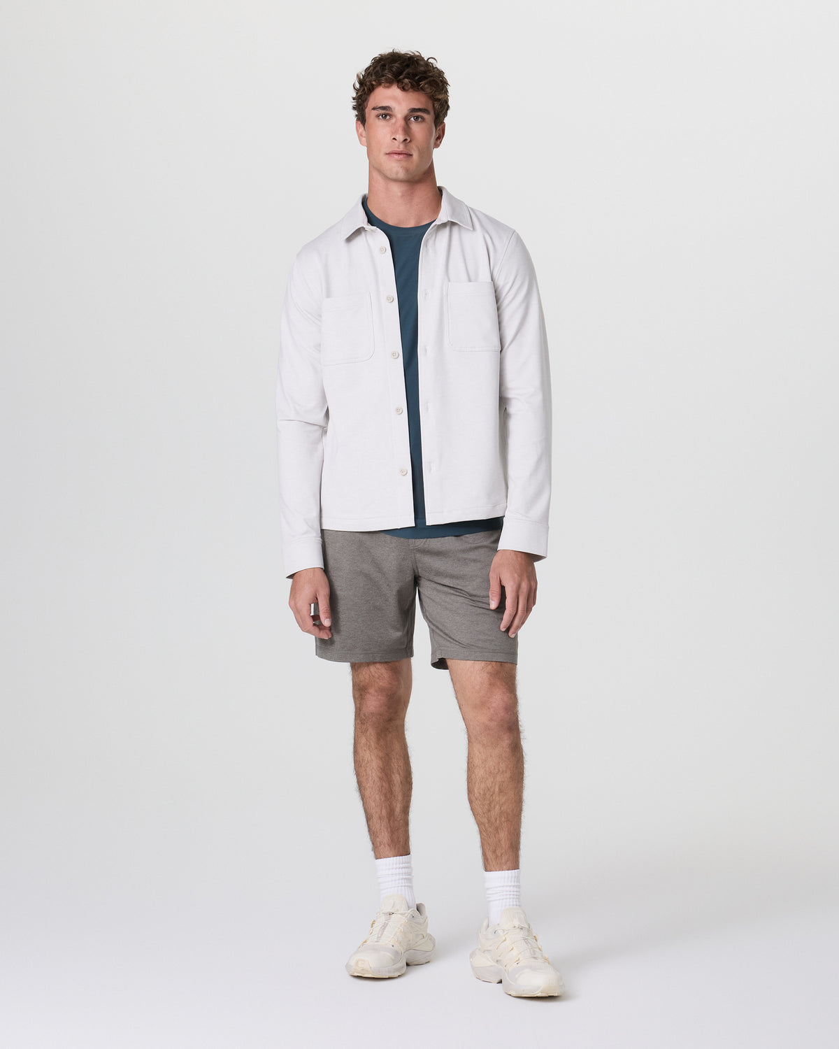 Men Vuori Ponto Short Men's Chia Heather Shorts