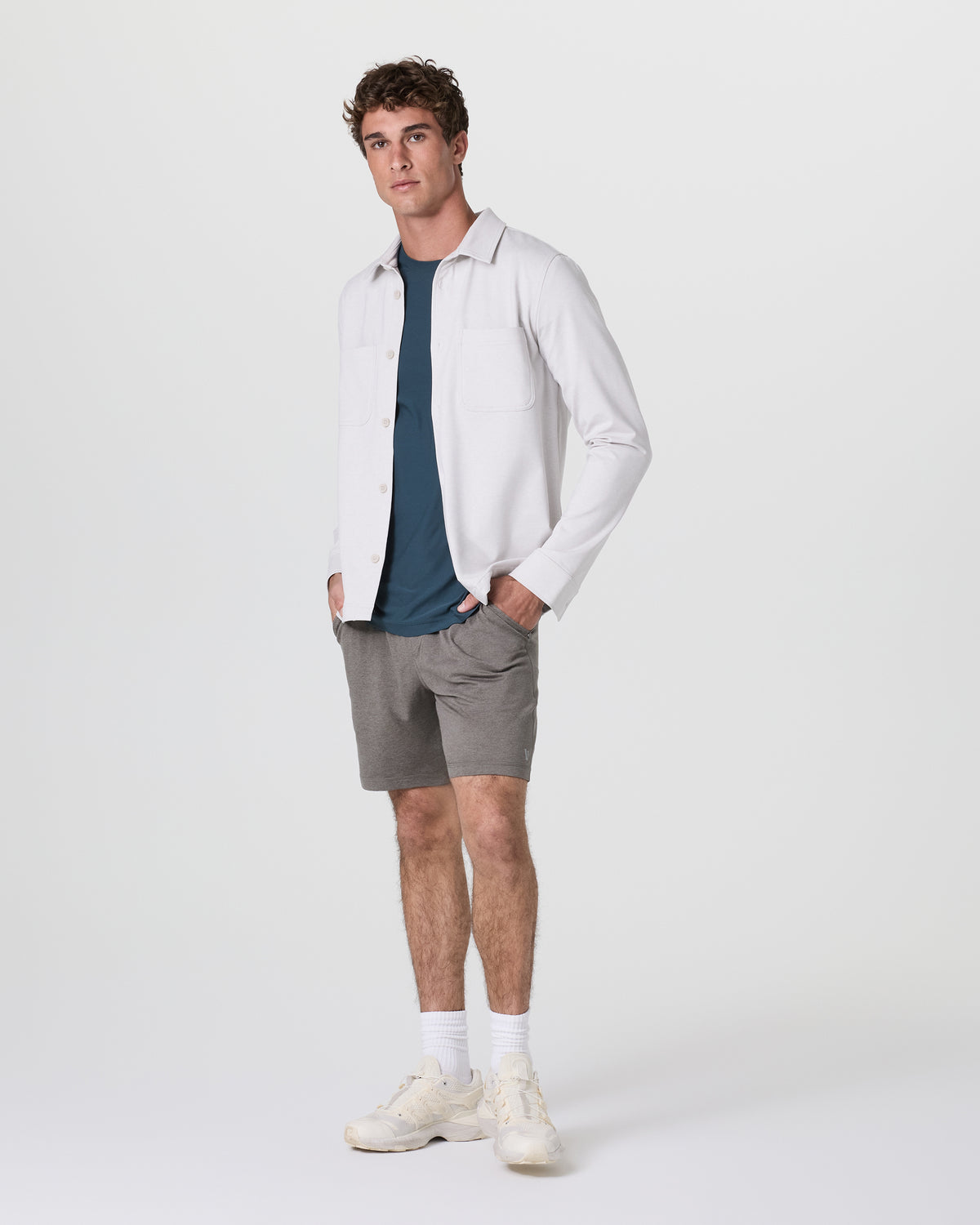 Men Vuori Ponto Short Men's Chia Heather Shorts