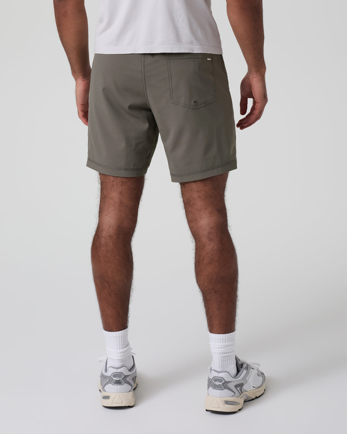 Men Vuori Kore Short Lined 7" Men's Warm Grey Athletic Shorts