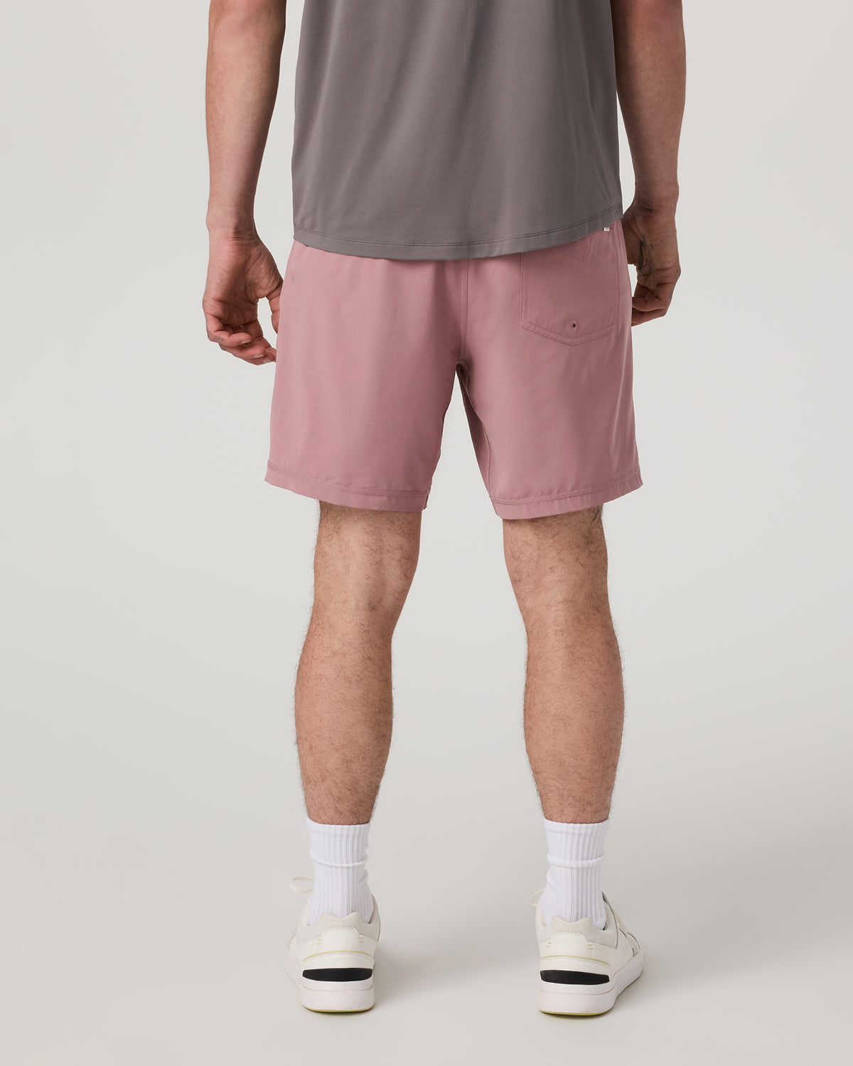Men Vuori Kore Short Lined 7" Men's Summer Red Athletic Shorts