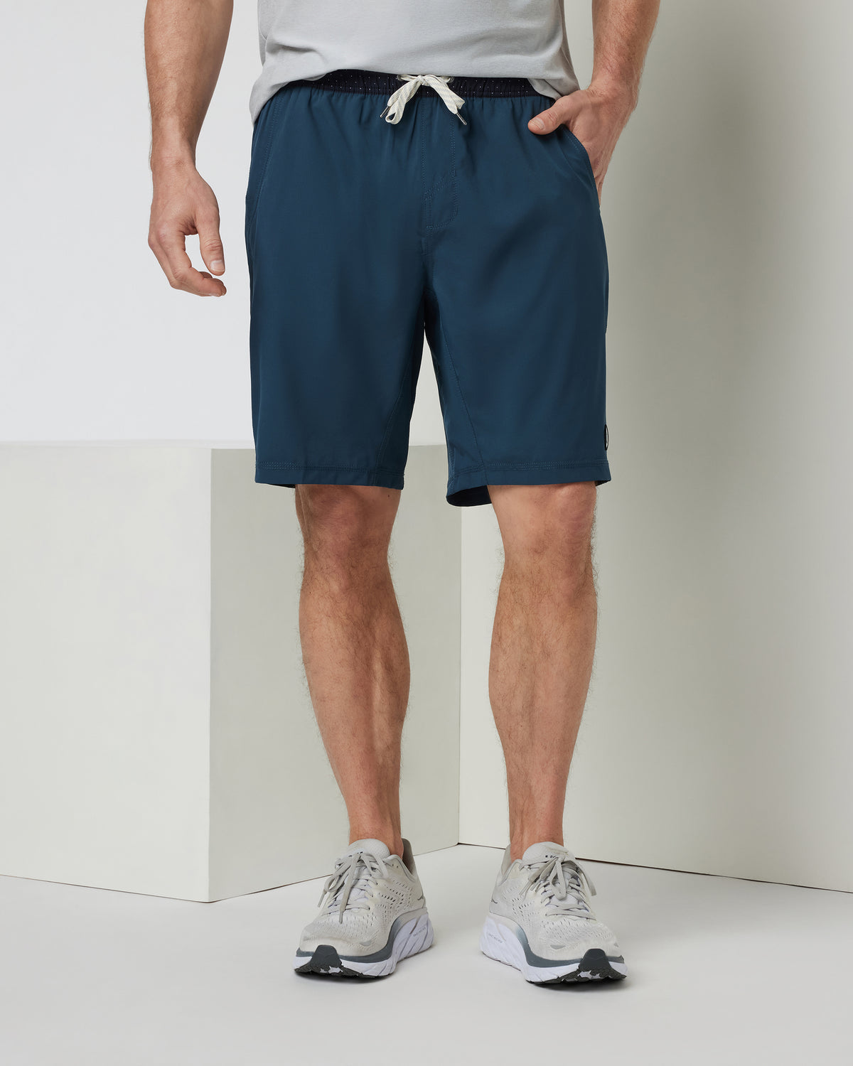 Men Vuori Kore Short Lined 9" Men's Indigo 9" Inseam Athletic Shorts