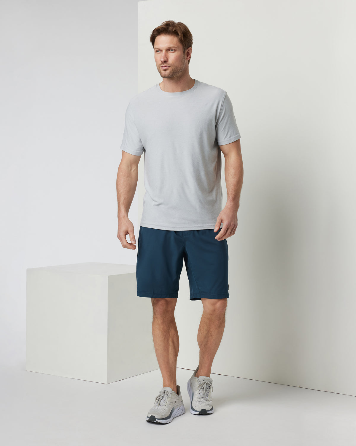 Men Vuori Kore Short Lined 9" Men's Indigo 9" Inseam Athletic Shorts