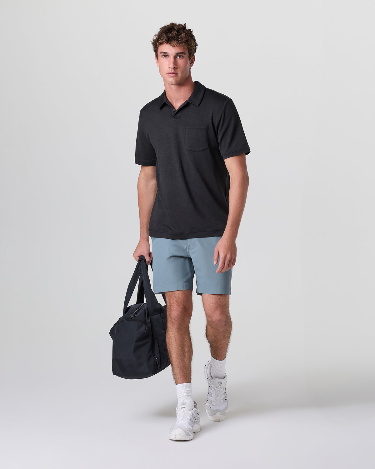 Men Vuori Meta Short Classic Fit 6" Dusty Blue Chino Shorts