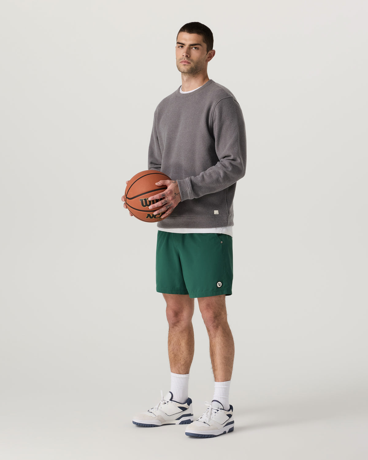 Men Vuori Kore Short Lined 7" Men's Viridian Athletic Fit Shorts