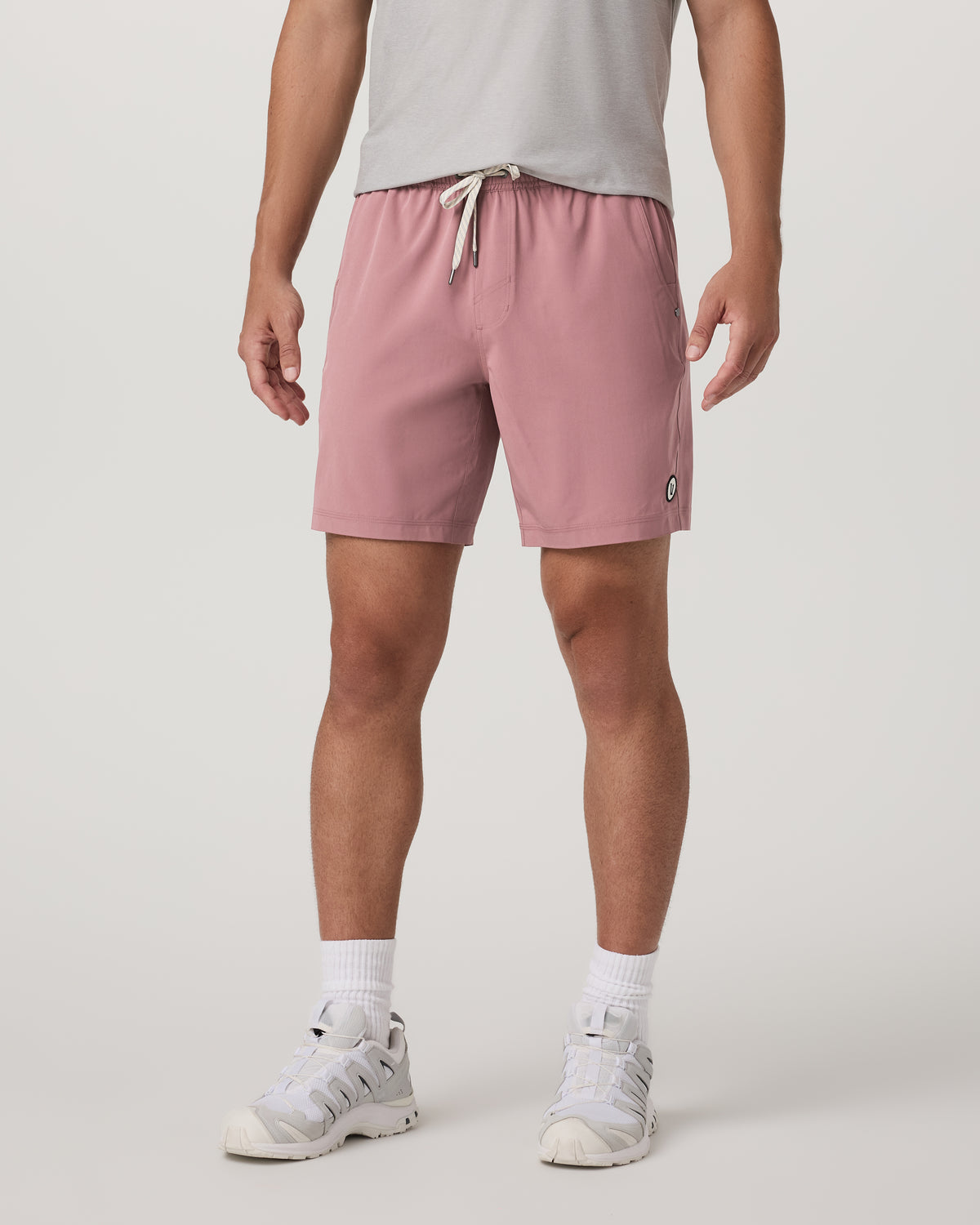 Men Vuori Kore Short Unlined 7" Men's Summer Red Athletic Fit Shorts