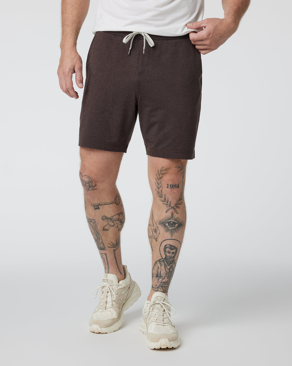 Men Vuori Ponto Short Men's Java Heather Shorts