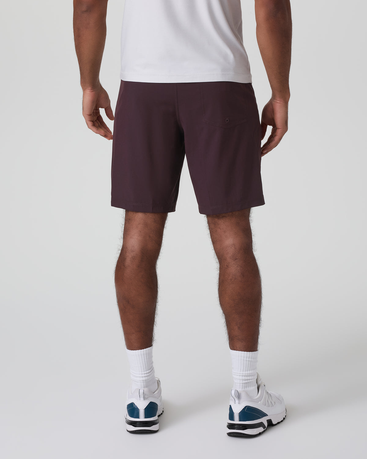 Men Vuori Kore Short Lined 9" Raisin Tonal Athletic Shorts