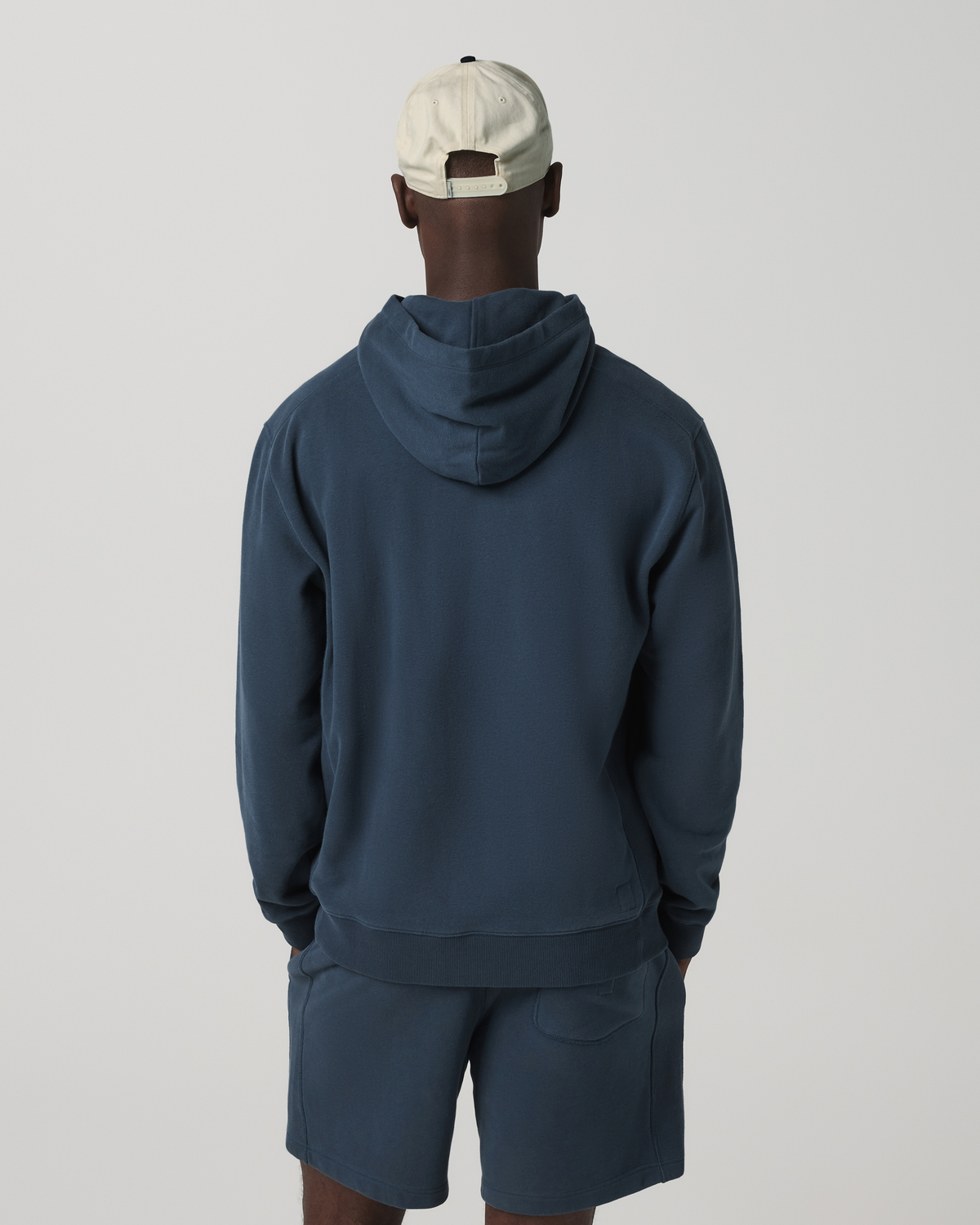 Men Vuori Cypress Vintage Hoodie Men's Ocean Blue Pullover Hoodie