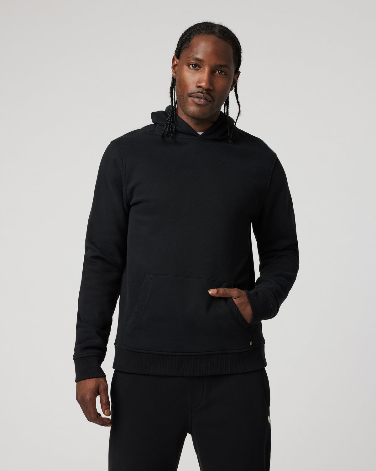 Men Vuori Seaside Pullover Hoodie Men's Black Fleece Hoodie