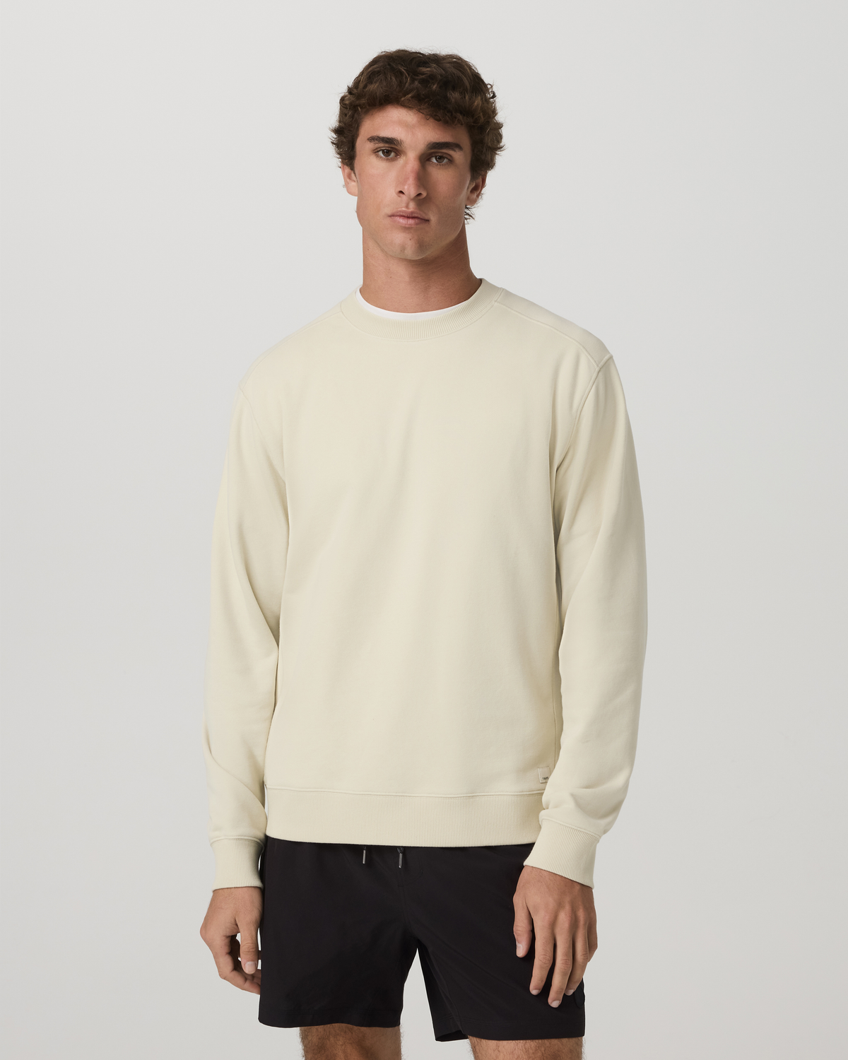 Men Vuori Cypress Vintage Crew Men's Sandalwood Fleece Pullover
