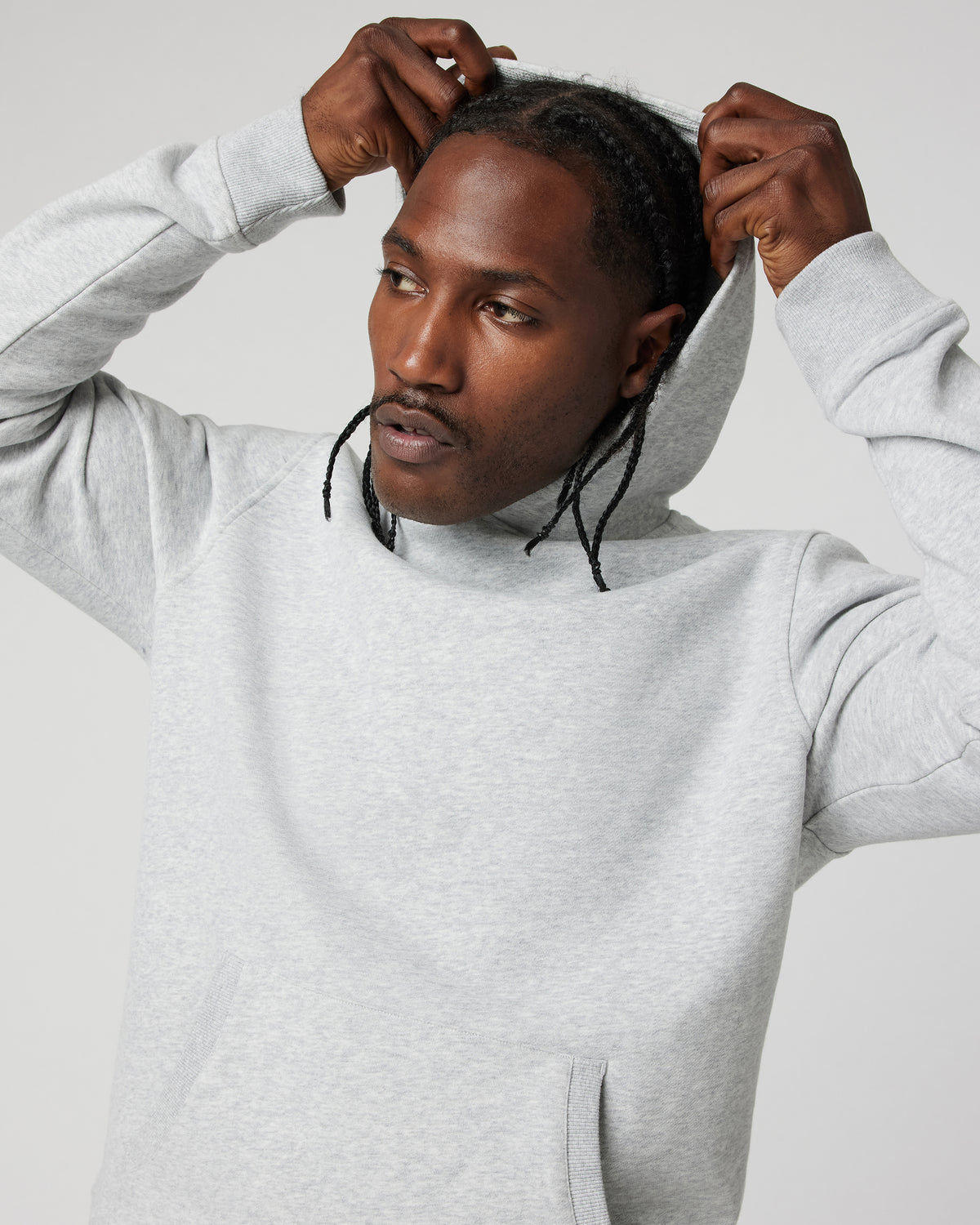 Men Vuori Seaside Pullover Hoodie Light Heather Grey