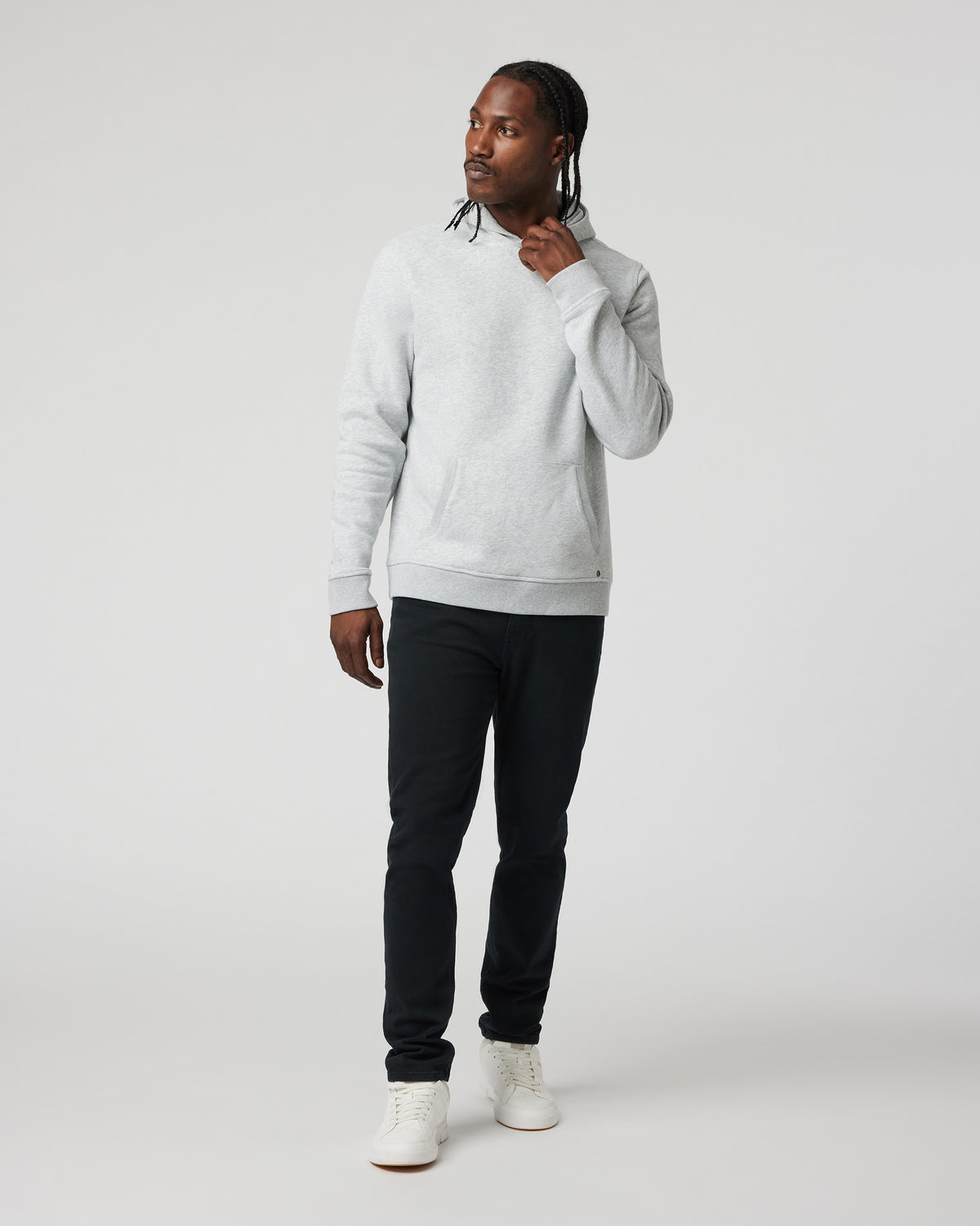 Men Vuori Seaside Pullover Hoodie Light Heather Grey