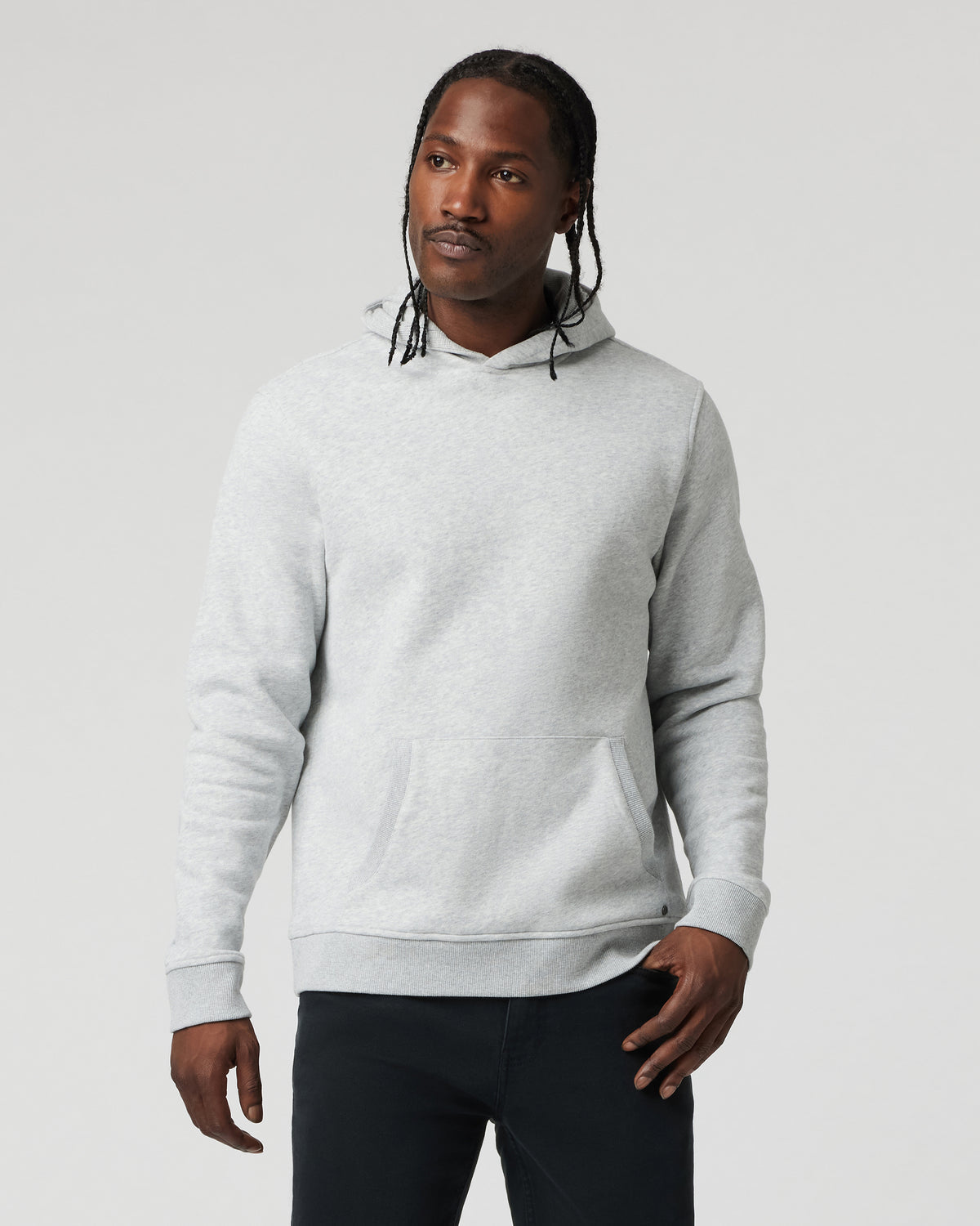 Men Vuori Seaside Pullover Hoodie Light Heather Grey