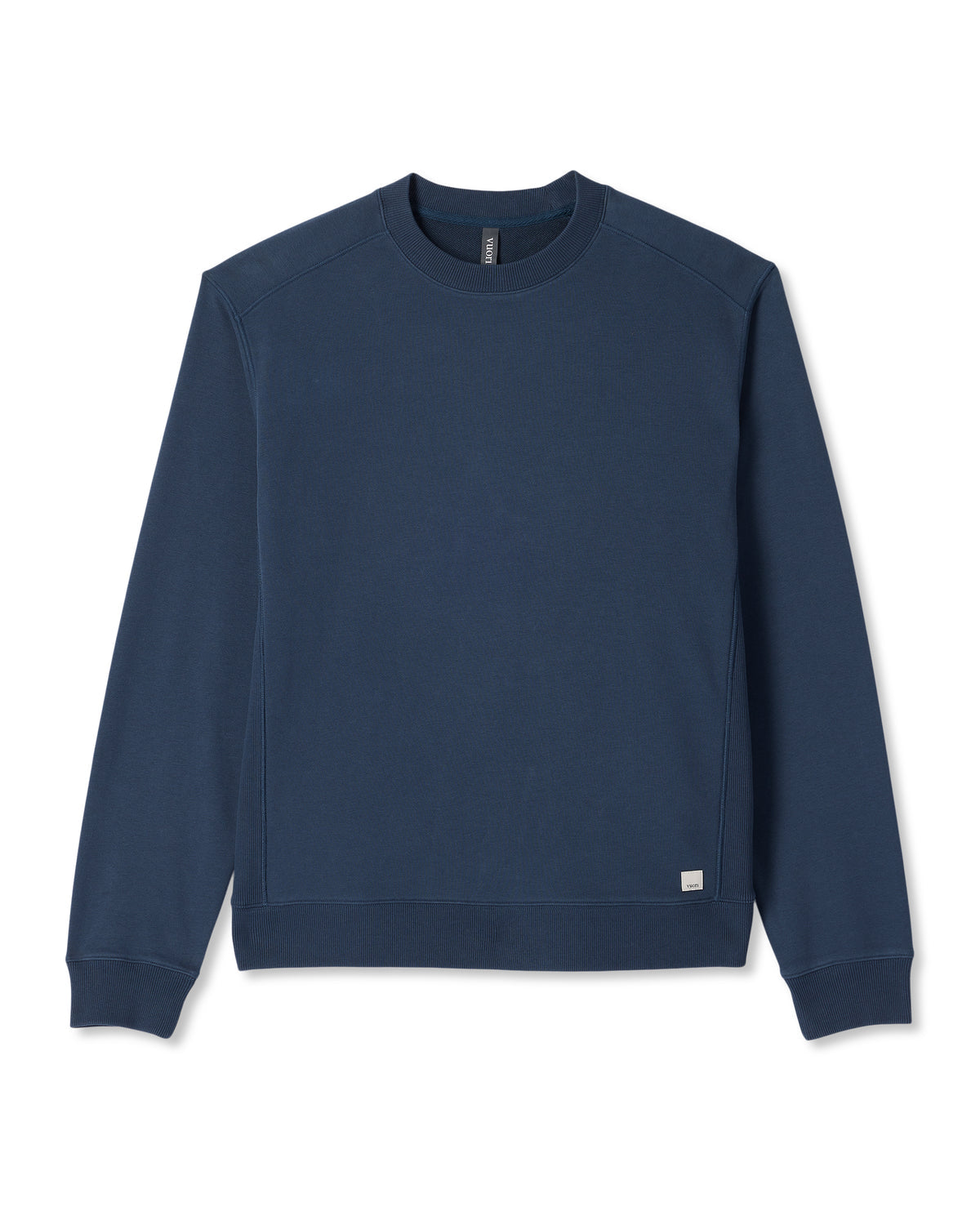 Men Vuori Cypress Vintage Crew Men's Ocean Blue Fleece Pullover