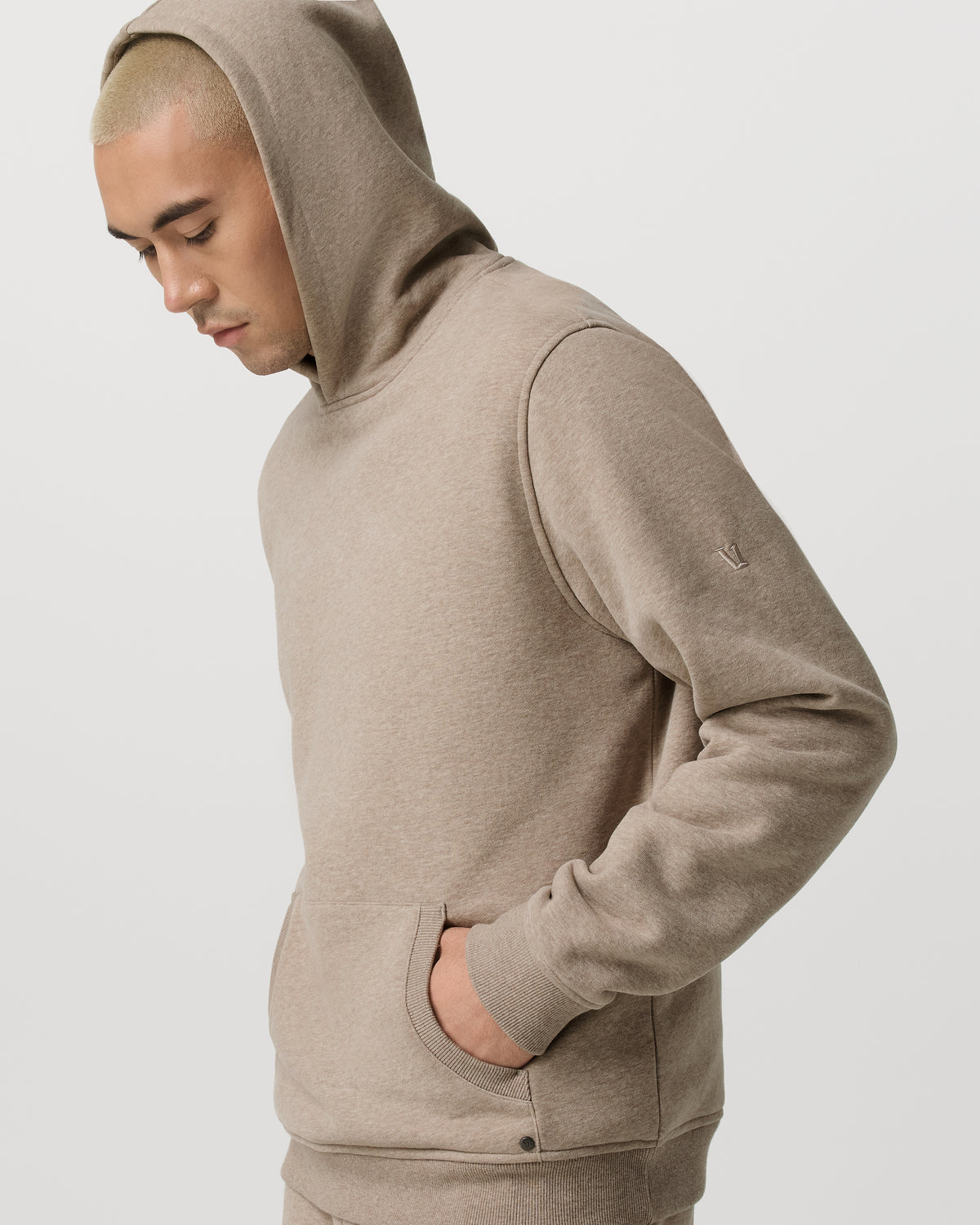 Men Vuori Seaside Pullover Hoodie Men's Acorn Heather Hoodie