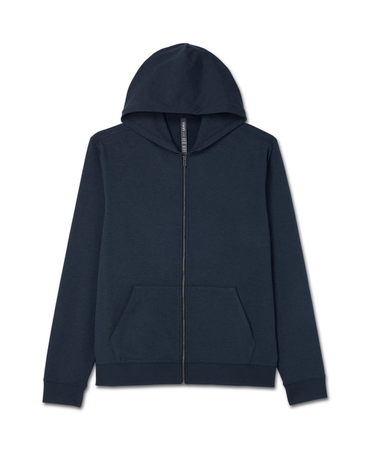 Men Vuori Coronado Full Zip Hoodie 2.0 Men's Midnight Heather Jacket
