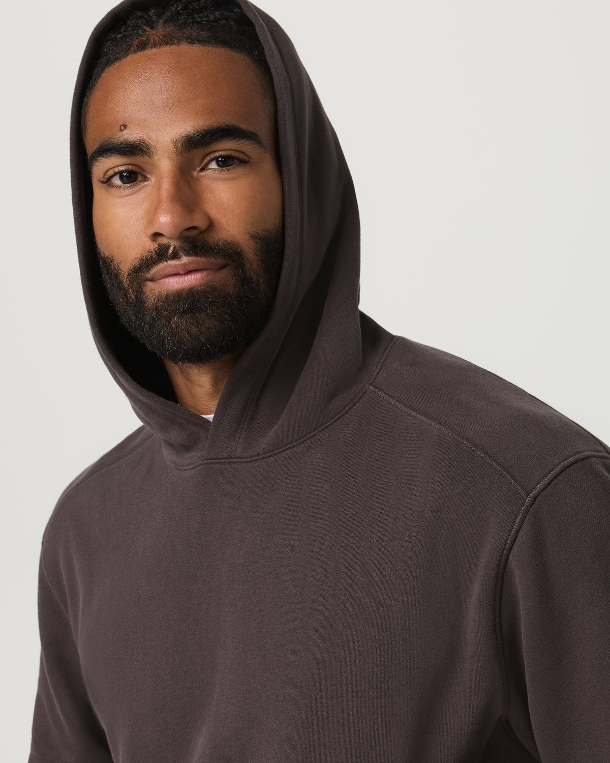Men Vuori Cypress Vintage Hoodie Men's Soot Pullover Hoodie