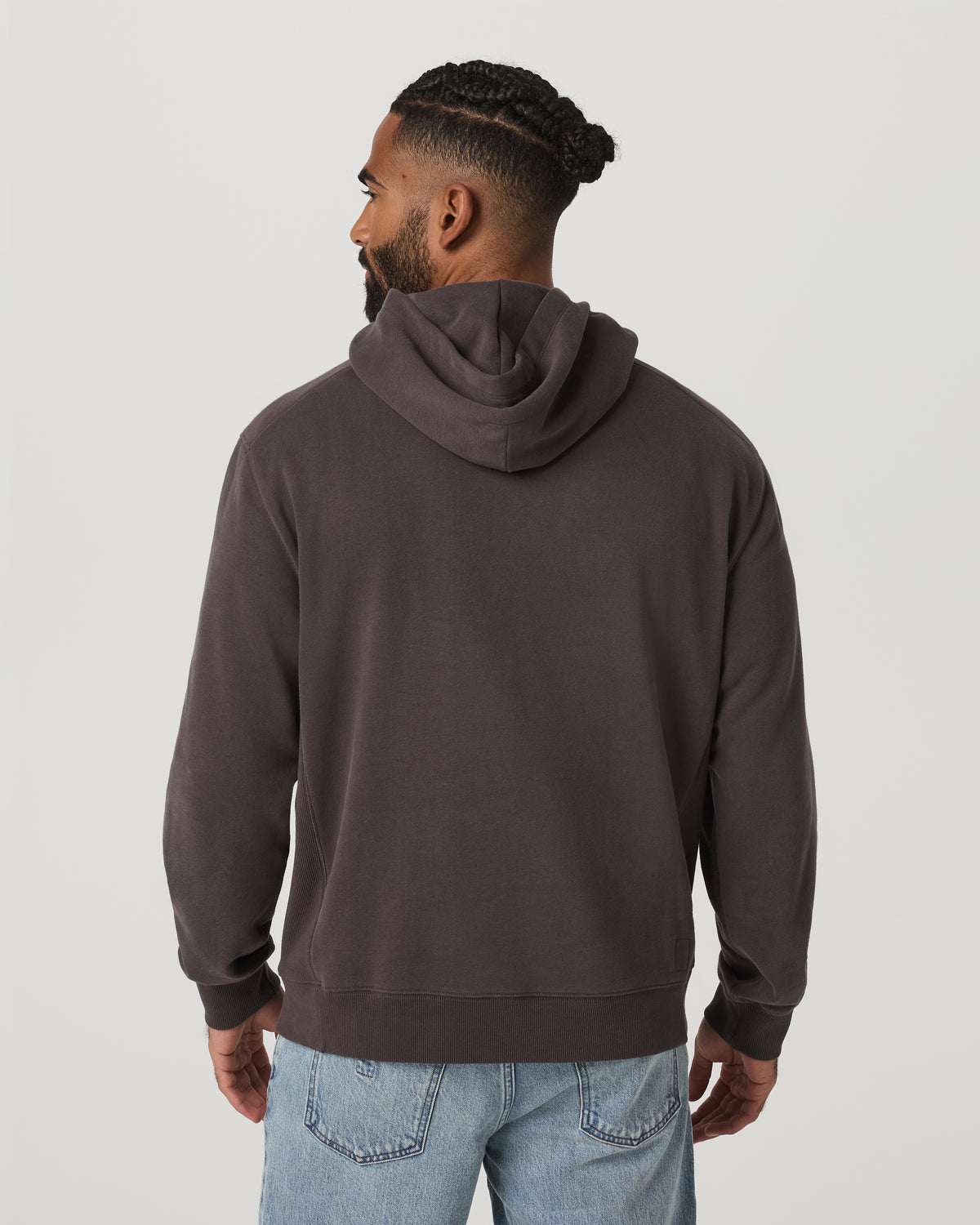 Men Vuori Cypress Vintage Hoodie Men's Soot Pullover Hoodie
