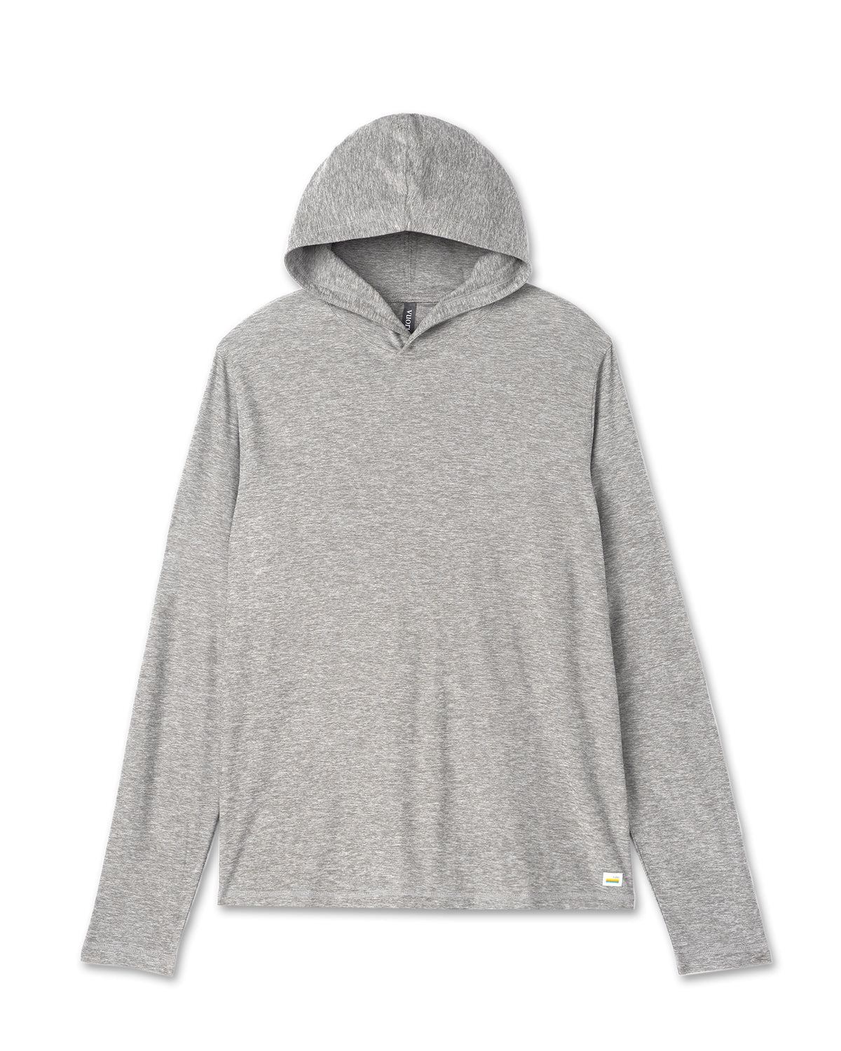 Men Vuori Strato Tech Hoodie Men's Heather Grey Workout Hoodie