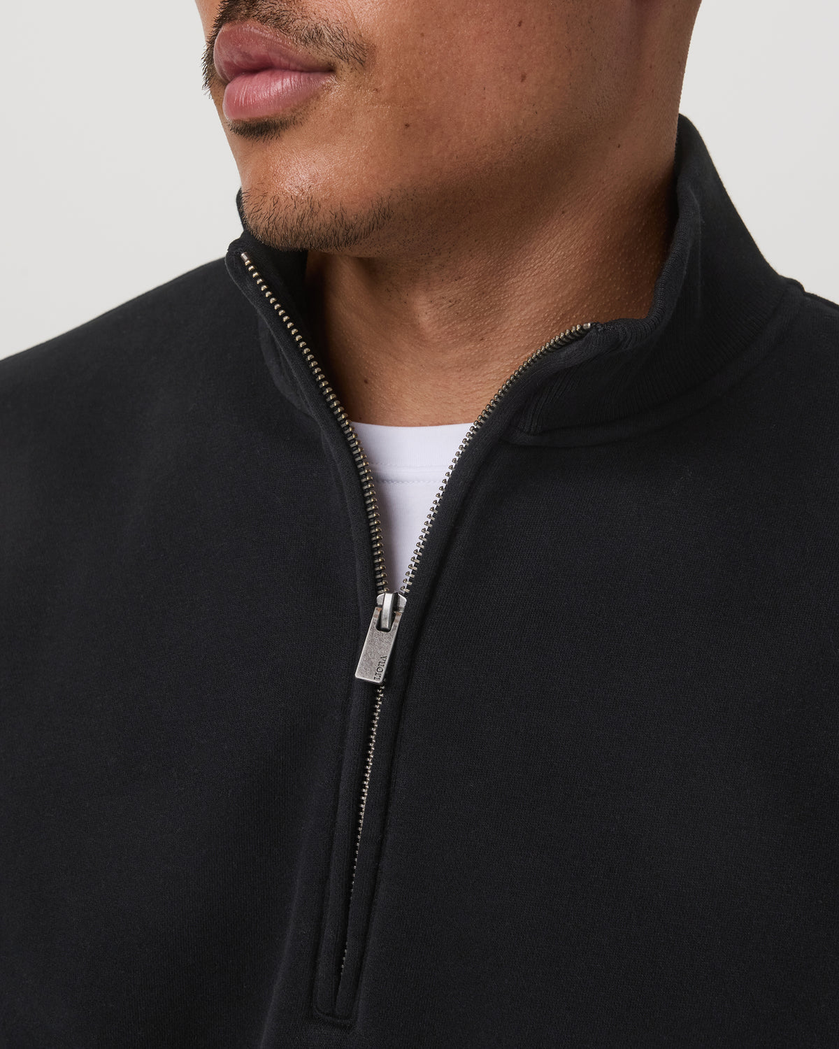 Men Vuori Seaside 1/2 Zip Classic Men's Black Pullover