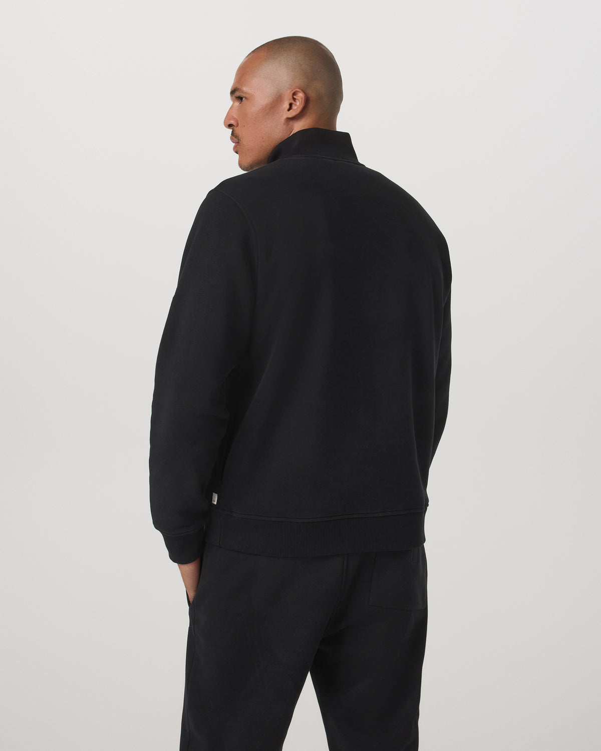 Men Vuori Seaside 1/2 Zip Classic Men's Black Pullover