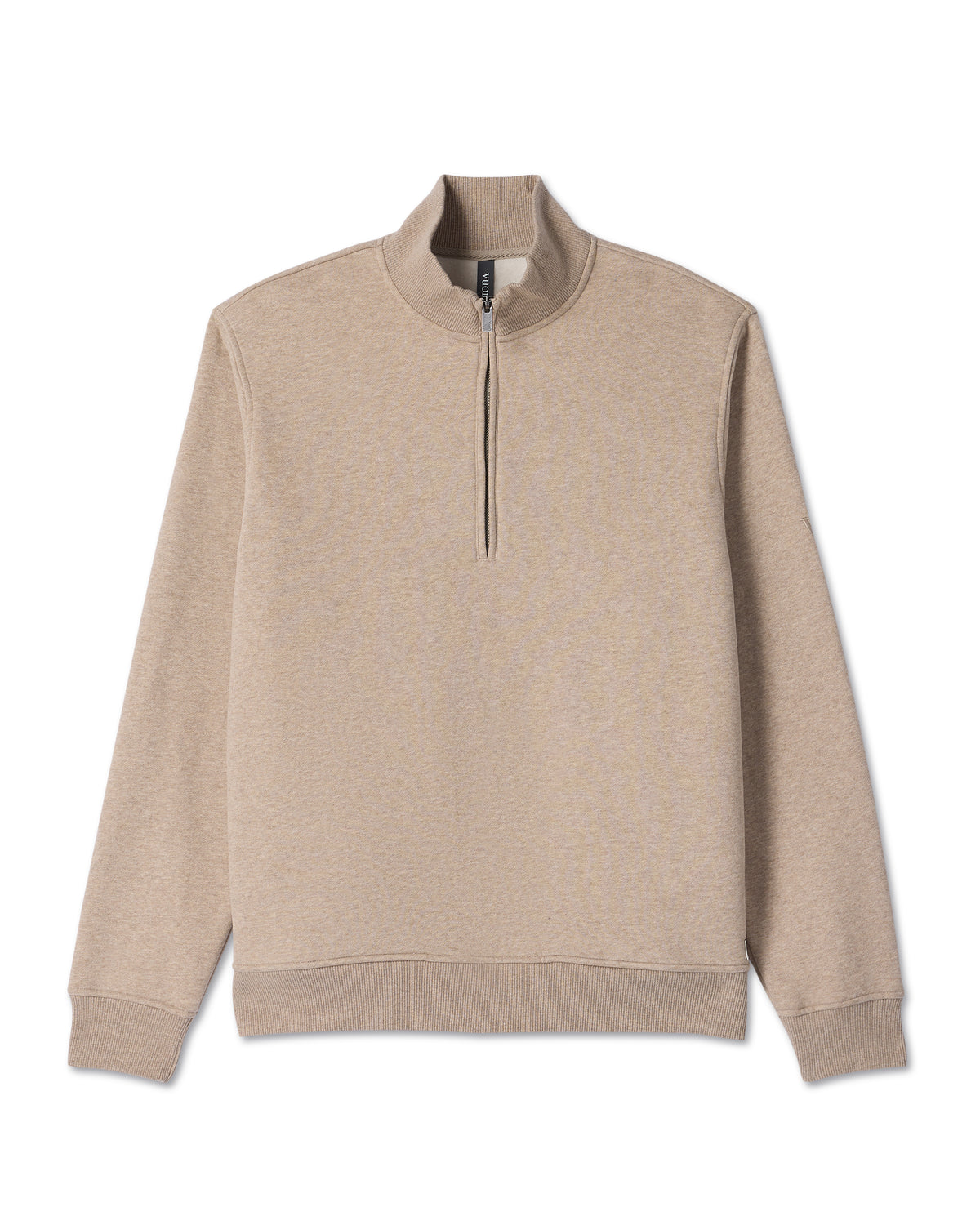 Men Vuori Seaside Half Zip Men's Acorn Heather Fleece Pullover